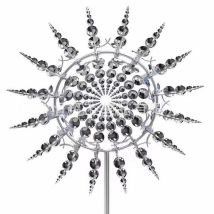 Kinetische Windmühlen-skulptur Aus Metall, Windmühle Mit Garten, Windmühlen Aus Edelstahl Für Die Terrasse