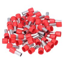 50 Conectores De Extremo De Cable De Pala Con Manguito Aislado E35-16 De 2 Awg