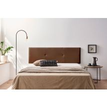 MOONIA – Gepolstertes Kopfteil Kunstleder 115x50x5 cm – Höhe 50 cm – Breite wählbar – Modernes Design – Hergestellt in Deutschland