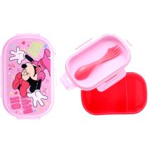 Scatola Per Il Pranzo Per Bambini Con Posate E Cibo Di Minnie Mouse