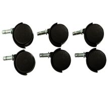 VECA – Set 6 Ruote per Fioriera Anthea 100 – Polimero speciale, Resistente agli urti, Resistente ai raggi UV – Made in Italy
