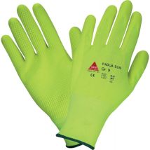 Hase Safety Gloves - Guante De Protección Padua Sun, Látex-besch.,talla 9 (por 10)