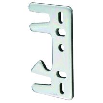 Gâche Plate Pour Serrure De Porte De Garage – Acier Zingué – À Visser – Pour Pêne Levant – Tirard & Burgaud