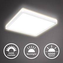 Lampada Da Soffitto A Pannello A Led Dimmerabile Ultrapiatta Luce Da Soffitto Soggiorno Corridoio Bianco