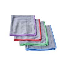 Liseré Vert Lot 4 Chiffons De Nettoyage Microfibre Carbon Clean Chiffons En Fibre Carbone Sans Trace Vitres,verre,vaisselle