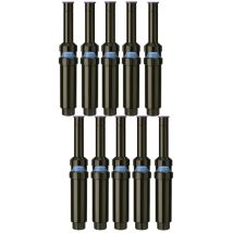 10 Stück Np-aufsteckdüsen 10 Cm Mit Kvf-8 Düse Reichweite 2,4 M Einstellbar Von 0° Bis 360° Präzise Bewässerung Klein