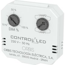 Orbis Zeitschalttechnik - Ob200010 Unterputz Dimmer Geeignet Für Leuchtmittel: Glühlampe, Energiesparl