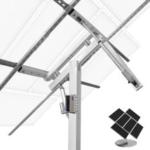 Eco-worthy - Supporto Pannello Solare A Due Assi Con Sistema Di Tracciamento (aumento Del 40% Della Potenza) Con Controller Tracker, Ideale Per 
