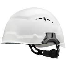 Schutzhelm CrossUp – Weiß – 395 g – Kopfweite 53–61 cm – Thermoplast PP – DIN EN 397 – Kälteprüfung bis –20 °C