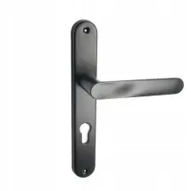 Maniglia Interna Ovale Domino, Nera Opaca - Per Inserto Pz 72 Mm