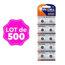500 Piles Bouton Ag3 Super Alcaline 1.5v Kodak