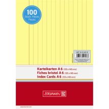 Brunnen - Karteikarte 102260110 Din A6 Liniert Ge 100 St./pack.
