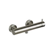 Runder Externer Duschmischer Aus Aisi 316-stahl Pollini Jessy Steel Mxedmc16cas Rostfreier Stahl