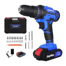 Tournevis Sans Fil Sans Balai 21v (avec Batterie 1 X 1,5 Ah Et Chargeur, Boîtier, 26 Pièces D'Accessoires)