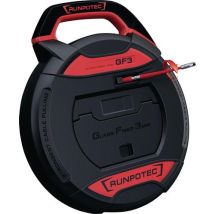 Runpotec - Tirador De Cable Gf3 Cinta-l.20m Doblar-r.38mm O.contador De Metros