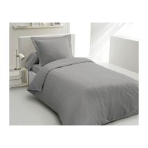 Lovely Home - Funda De Edredón 140x200 Cm - 100% Algodón - Gris Claro
