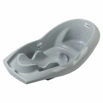 Bañera LAGON Gris Charme – Diseño ergonómico con asiento – Polipropileno duradero – Cumple normas de seguridad EN 17072:2018