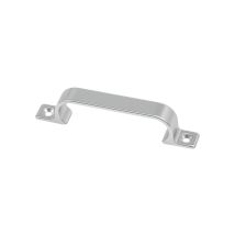 Hermeta - Handgriff Ausladung 21 Mm Länge 112 Mm Breite 14 Mm Aluminium Silberfarbig Eloxiert Anzahl Löcher 2, Ø 4,3 Mm