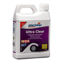 Super clarificante Ultra Clear 1 L – Piscimar – Rimuove alghe e materia organica – Compatibile con tutti i sistemi di disinfezione