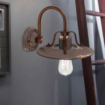 LAND C1440 Wandleuchte – 1x E27 max 77W – Durchmesser 25cm – Höhe 20cm – Spannweite 30cm – IP20