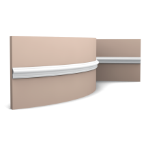 Px201f Flexible Cimaise Murale Orac Decor - 2,5x0,8x200cm (h X P X L) - Moulure Décorative Polymère