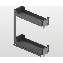 Unterschrankauszug Pinello Cargo 200 Anthrazit – 514 mm – 200 mm – 520 mm – Stahlblech