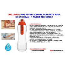 Wasserfilter Dafi Modell Rot 500 Ml Leicht