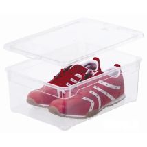 Caja De Almacenamiento Rotho Clear 18l Apilable Fácil De Limpiar