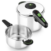 Pack 2 Ollas A Presión Monix Presto M911005 4l+6l Inducción Oferta Exclusiva