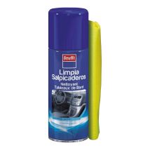 Detergente per Cruscotti KRAFFT 520 ml – Pulizia e Protezione Superfici in Vinile e Pelle – Antistatico – Include Panno