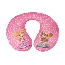Paw Patrol Cuscino Da Collo Bambina Con I Personaggi Skye E Liberty. Perfetto Per I Viaggi. Extra Confortevole E Lavabile