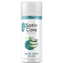 Gillette Satin Care Rasiergel Für Frauen Mit Einem Hauch Von Aloe Vera, 75 Ml