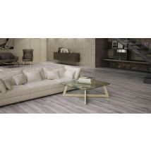 Carrelage De Sol Effet Bois - Série Atelier (23,3 X 120 Cm) - Dimensions: 23.3x120 Cm - Coloris: Blanco - Non Rectifié - Epaisseur: 7.8 Mm