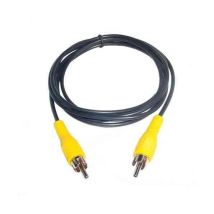 Yatek - Cable Rca Macho - Macho Ideal Para Cámaras De Visión Trasera, Longitud 3 Metros, Color Negro