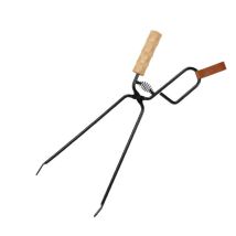 Barbecue Charcoal Tong Ergonomic Handle Chimney Tong Iron Charcoal Tongs