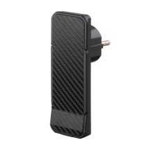 Nvb - 104878 Schutzkontakt-flachstecker 230 V Schwarz, Carbon Ip20