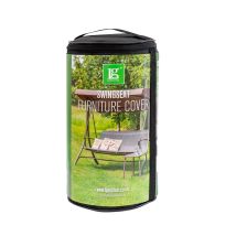 Lg Outdoor - Deluxe 3 Seater Swingseat Garden Hammock Seat Furniture Cover Black