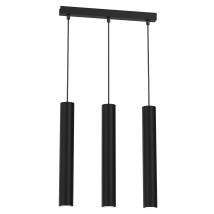 Milagro Hudson Mlp8792 Schwarze Röhrenpendelleuchte 3xgu10