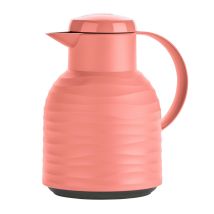 EMSA Isolierkanne Samba Wave – 1,0 l – koralle – 21,7 cm hoch – 14,5 cm breit – 17,8 cm lang – 0,581 kg