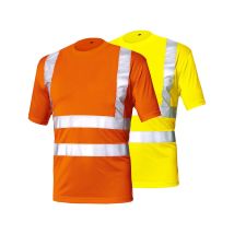 Industrial Starter - Maglietta Da Lavoro Alta Visibilità T-shirt Basic Av 08183 - M - Arancione