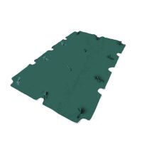Ersatzblatt für 3-Sitzer Hollywoodschaukel – Wasserdichtes Polyester 200x112x1 cm – Beige, Grün