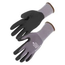 Gant De Travail Nitrile Mousse Singer - Sans Couture - Dos Aere - Renfort Pouce/index - Jauge 15 - Taille 9