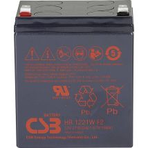 Csb Battery Hr 1221w Batería Agm 12 V 5 Ah Negra