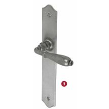 Nevers Türdrücker mit Code – Epoxid grau – 8259