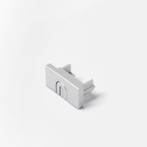 Halemeier ChannelLine D Endkappen-Set – 50 x 25 x 10 mm – Hochwertiger Kunststoff – Schwarz