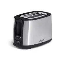 Doppeltoaster Aus Mattem Schwarzstahl 15,2 X 26,5 X 17,2 Cm 750 W