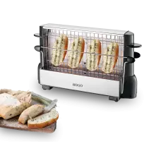 Elektrischer Toaster 700w Für Bis Zu 4 Scheiben, Mit Vertikalen Heizelementen Und Einseitiger Toastfunktion