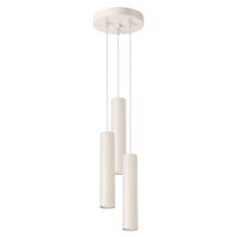 Lagos Lámpara Colgante Loft Cluster Drop De 3 Luces En Beige - Sollux