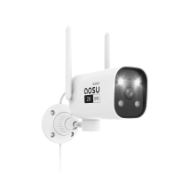 Cámara Wi-fi Para Exteriores Aosu Cámara De Vigilancia Para Exteriores 2k, Visión Nocturna, Resistente Al Agua, Sensor De Movimiento, Audio 