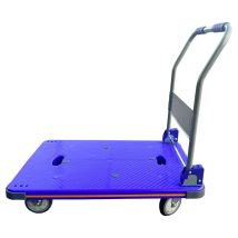 Chariot Porte-bagages Pliable, Charge Maximale 300 Kg, Antidérapant, Pour La Manipulation Et Le Transport De Marchandises, Avec Roues Silencieuses Et 